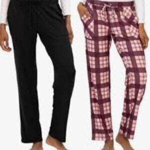Lucky Brand Women's 2 Pack Straight Leg Lounge PJ Pants Size Small NWT